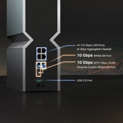 TP-link Archer BE800 BE19000 Tri-Band Wi-Fi 7 Router