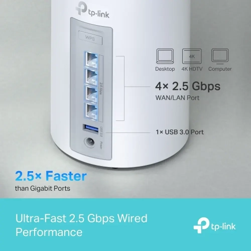 TP-link Deco BE65 (2-PACK) BE9300 Whole Home Mesh WiFi 7 System