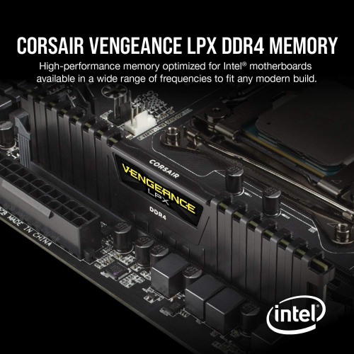 CORSAIR VENGEANCE LPX DDR4 RAM 64GB (2x32GB) 3200MHz