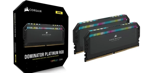 CORSAIR DOMINATOR PLATINUM RGB DDR5 RAM 32GB (2x16GB) 6400MHz