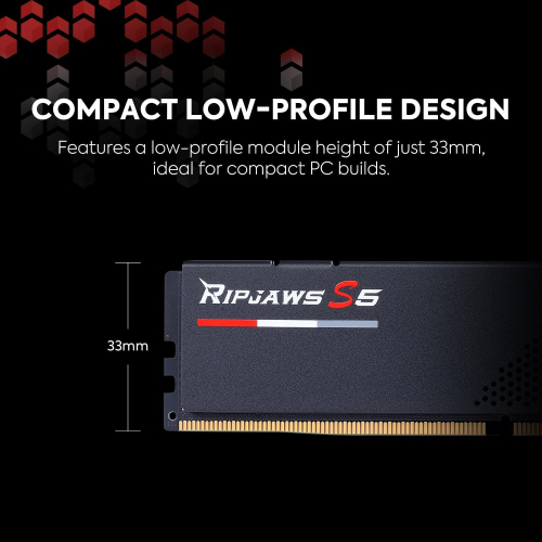 G.SKILL Ripjaws S5 Series DDR5 RAM 128GB (4x32GB) 6000MT/s