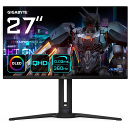 Gigabyte AORUS FO27Q3 27" QHD OLED 360Hz 0.03ms 2xHDMI DP USB/USB-C Built-in Speaker