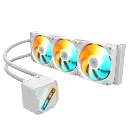 Gigabyte GAMING 360 ICE ARGB CPU Liquid Universal Cooler - White