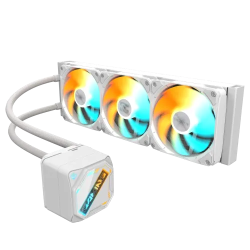 Gigabyte GAMING 360 ICE ARGB CPU Liquid Universal Cooler - White