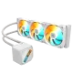 Gigabyte GAMING 360 ICE ARGB CPU Liquid Universal Cooler - White