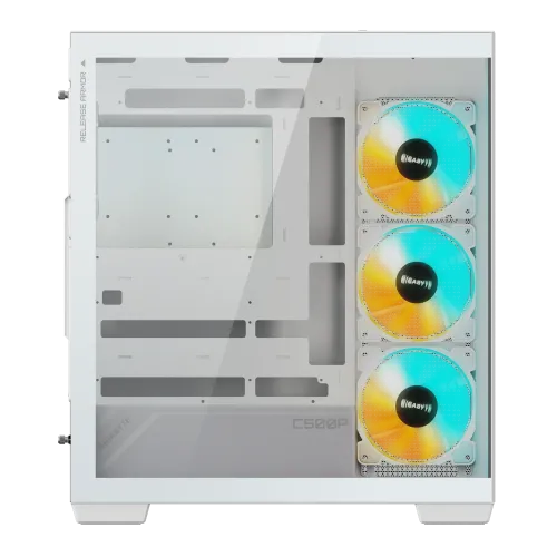 Gigabyte C500 PANORAMIC STEALTH ICE -  4x120mm ARGB Fans Mid Tower White