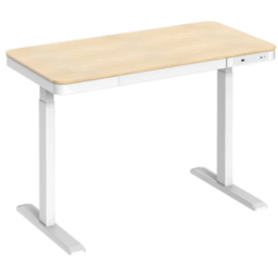 Vertex VX-1SSD-01NW Single Motor Sit-Stand Desk with Drawer & Memory Control