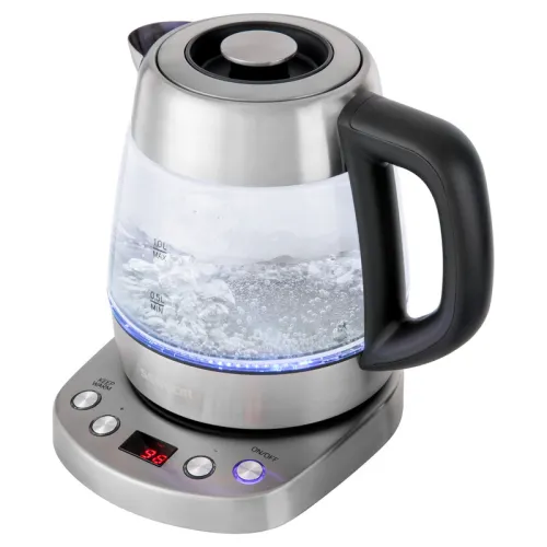 Sencor SWK 1080SS Electric Kettle, Volume 1l, 60-70-80-90-100 °C, Central 360° Strix connector, Power 2200 W, 880gr