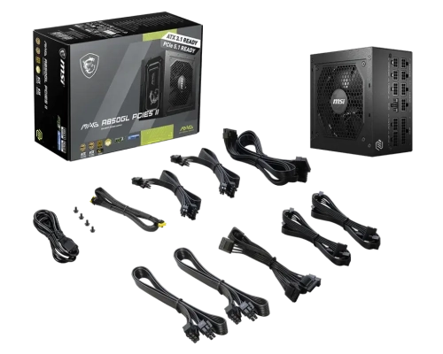 MSI MAG A850GL 850W 80+ Gold - PCIE 5.1 & ATX 3.1 Gaming Power Supply - Full Modular