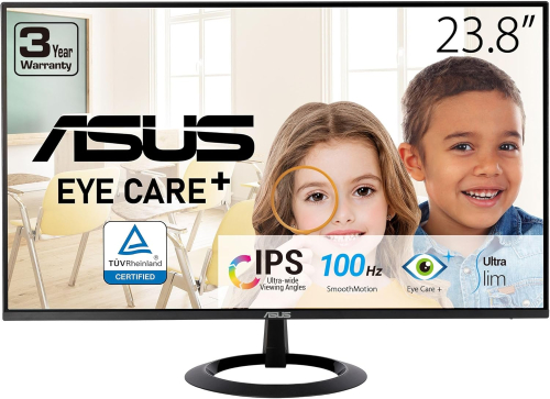 ASUS 24”  - IPS, Full HD, 100Hz,1ms, - VZ24EHF-W