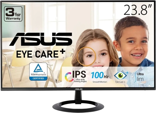 ASUS 24”  - IPS, Full HD, 100Hz,1ms, - VZ24EHF-W