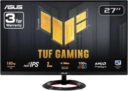 ASUS TUF Gaming 27” - Full HD, 180Hz, Fast IPS Monitor (VG279Q3R)