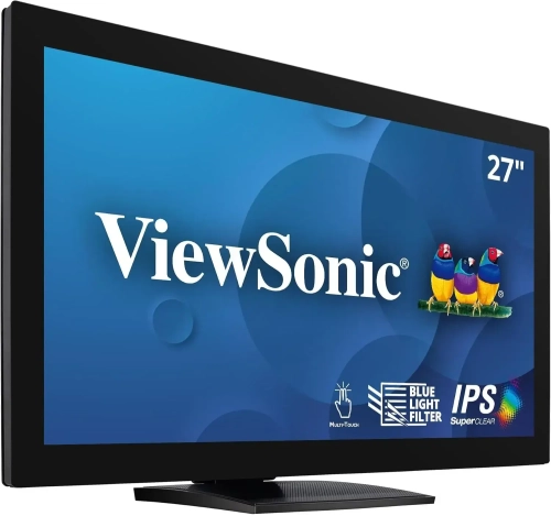 ViewSonic TD2760 27 Inch 1080p 10-Point Multi Touch Screen Monitor with Advanced Ergonomics RS232 HDMI and DisplayPort