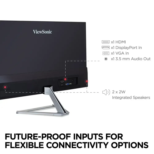 ViewSonic VX2476 24" IPS FHD 100Hz 4ms 2x2w Speakers