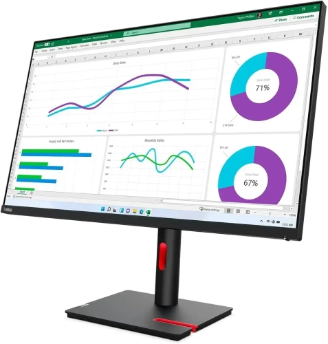 Lenovo ThinkVision T32h-30 32"  2560x1440 WLED 60Hz 4ms - Raven Black