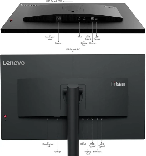 Lenovo ThinkVision T32h-30 32"  2560x1440 WLED 60Hz 4ms - Raven Black