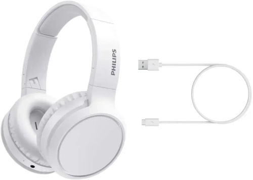 Philips Headphones  TAH5205 Over-ear ANC Wireless Mic Black