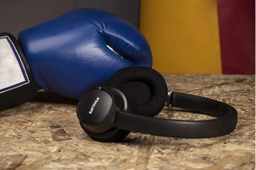 Philips Headphones ActionFit TASH402BK Wireless Mic Black