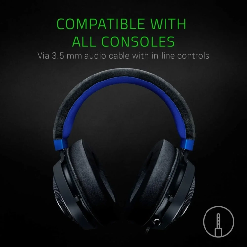 Razer Kraken for Console 3.5mm Black/Blue