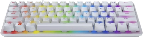 Razer Gaming Keyboard Huntsman Mini Mercury Ed. Red Switch USB RU RGB, White