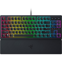 Razer Keyboard mechanical Ornata V3 104key, Mecha-Membrane Switch, USB-A, EN/RU, RGB, black - 