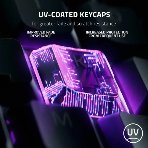 Razer Keyboard membrane Ornata V3 X 104key, USB-A, EN/RU, RGB, black