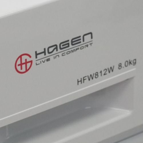 HFW812W 8 KG 1200 RPM 85x60x51 Rotary Knob Buttons Display White