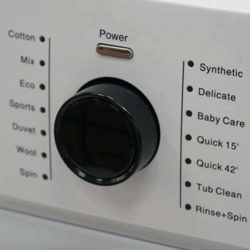 HFW812W 8 KG 1200 RPM 85x60x51 Rotary Knob Buttons Display White