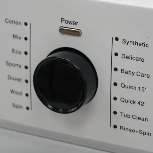 HFW812W 8 KG 1200 RPM 85x60x51 Rotary Knob Buttons Display White
