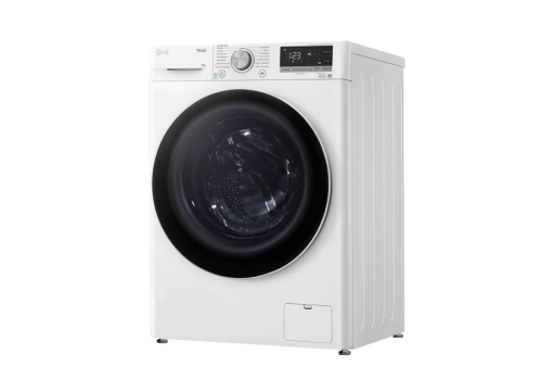 LG F4V5VYL0W.ABWPMER -9 KG, 1400 RPM, 85X56X60, INVERTER, ARTIFICIAL INT,STEAM, White