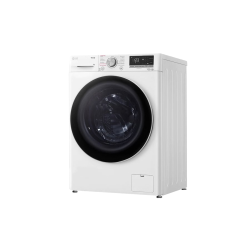 LG F4V5VYL0W.ABWPMER -9 KG, 1400 RPM, 85X56X60, INVERTER, ARTIFICIAL INT,STEAM, White