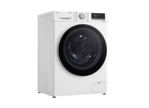 LG F4V5VYL0W.ABWPMER -9 KG, 1400 RPM, 85X56X60, INVERTER, ARTIFICIAL INT,STEAM, White