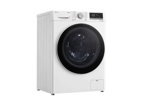 LG F4V5VYL0W.ABWPMER -9 KG, 1400 RPM, 85X56X60, INVERTER, ARTIFICIAL INT,STEAM, White