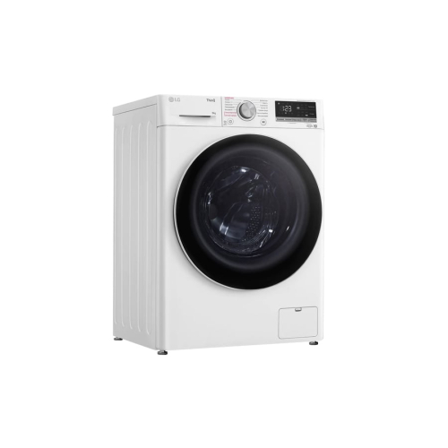 LG F4V5VYL0W.ABWPMER -9 KG, 1400 RPM, 85X56X60, INVERTER, ARTIFICIAL INT,STEAM, White