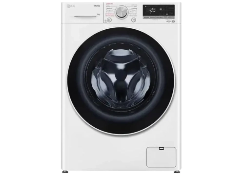 LG F4V5VYL0W.ABWPMER -9 KG, 1400 RPM, 85X56X60, INVERTER, ARTIFICIAL INT,STEAM, White