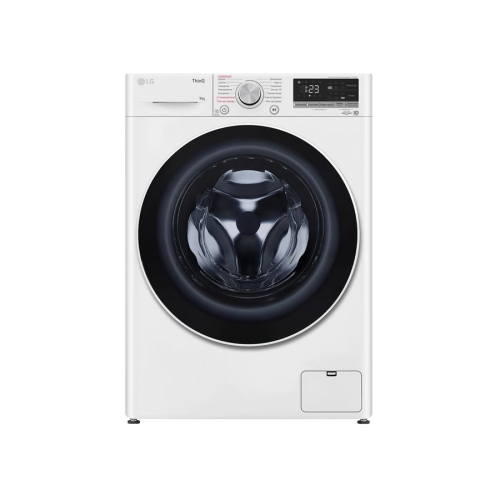 LG F4V5VYL0W.ABWPMER -9 KG, 1400 RPM, 85X56X60, INVERTER, ARTIFICIAL INT,STEAM, White