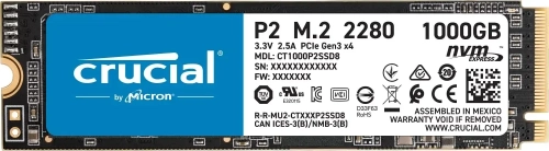 Crucial P2 1TB 3D NAND M.2 NVMe 
