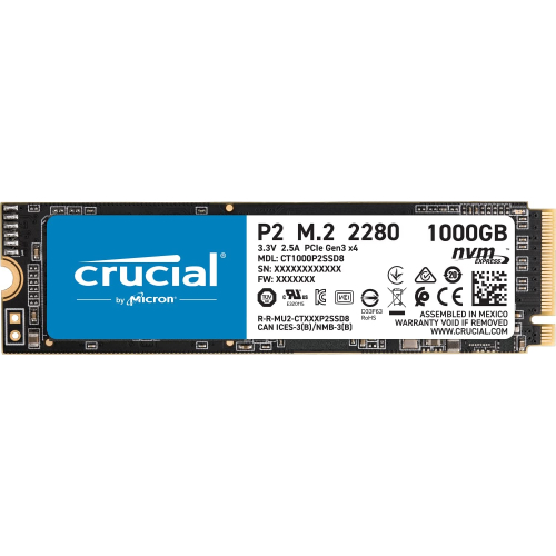 Crucial P2 1TB 3D NAND M.2 NVMe 