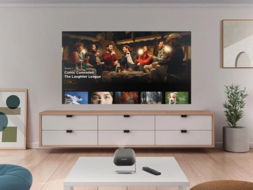 ViewSonic M1 Max FHD Smart Google TV Portable LED Projector