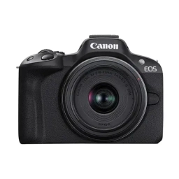  Canon EOS R50 Mirrorless Camera with 18-45mm Lens (Black) - text_product