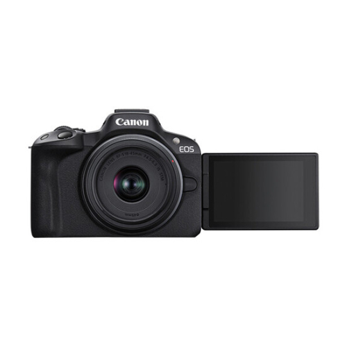  Canon EOS R50 Mirrorless Camera with 18-45mm Lens (Black)