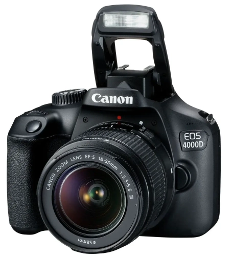 Canon EOS 4000D 18-55 DC III 18.0 MP, APS-C senso Wi-Fi, Black