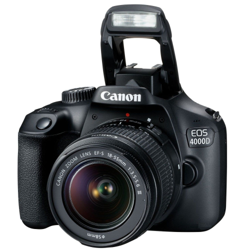 Canon EOS 4000D 18-55 DC III 18.0 MP, APS-C senso Wi-Fi, Black