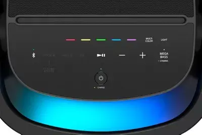  Sony SRS-XV900 X-Series Wireless Portable-Bluetooth-Karaoke Party-Speaker with 25 Hour-Battery, Built-in Handle and Wheels, Omnidirectional-Sound and