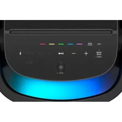  Sony SRS-XV900 X-Series Wireless Portable-Bluetooth-Karaoke Party-Speaker with 25 Hour-Battery, Built-in Handle and Wheels, Omnidirectional-Sound and