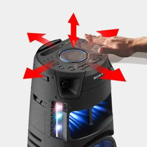 Sony MHC-V43D High Power Home Audio System with DVD FM MP3 Bluetooth With Karaoke ang Guitar inputs