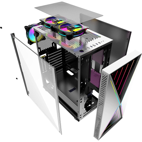 Bgears b-BlackWidow RGB White