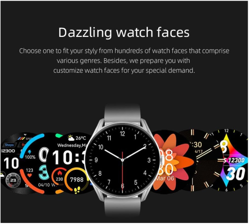 QCY Smart Watch GT S.8 Black