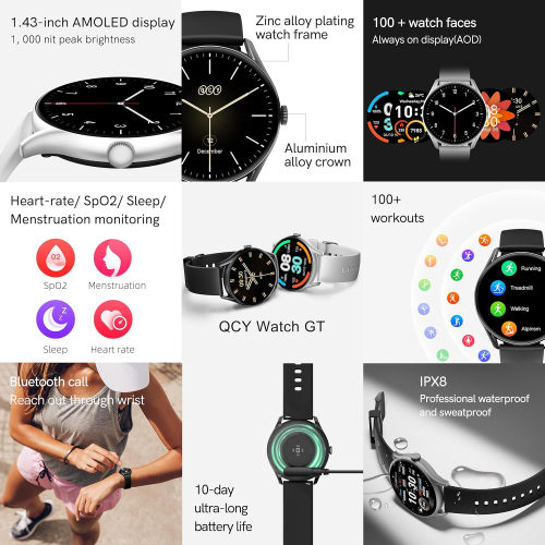 QCY Smart Watch GT S.8 Black