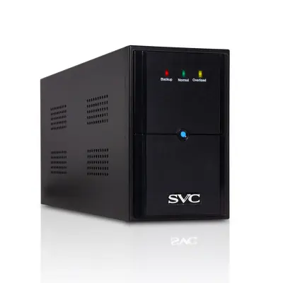 SVC V-1500 1500VA 900W LED Line Interactive UPS German socket and plug With AVR